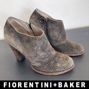 Fiorenini & Baker Suede Bootie w/ studs | 40/US9